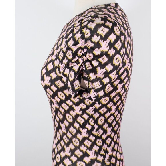 Louis Vuitton by Marc Jacobs dress top sz S stretch LV monogram bodycon pink - Picture 7 of 16